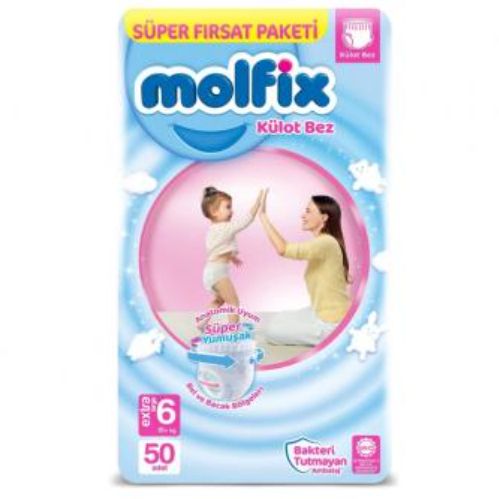 Molfix Panty Diaper Super Opportunity Package No6 50 pcs