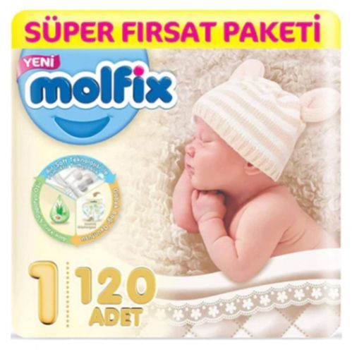 Molfix Baby Diaper Super Opportunity Package No 1 120 pcs