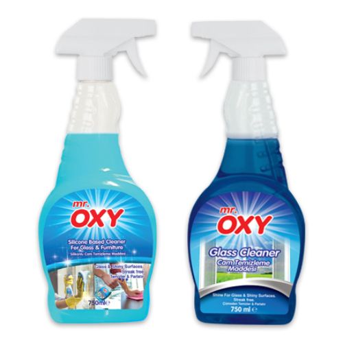 Mr.Oxy Silikon Bazlı Cam Temizleyici 750 Ml