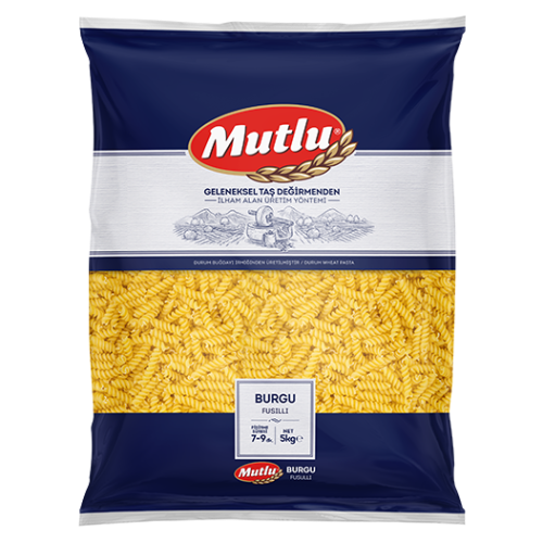 Mutlu Fusilli Pasta 5 Kg