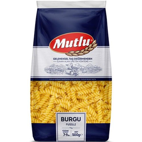 Mutlu Fusilli Pasta 500 Gr