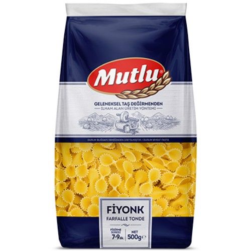 Mutlu Farfalle Tonde Pasta 500 Gr