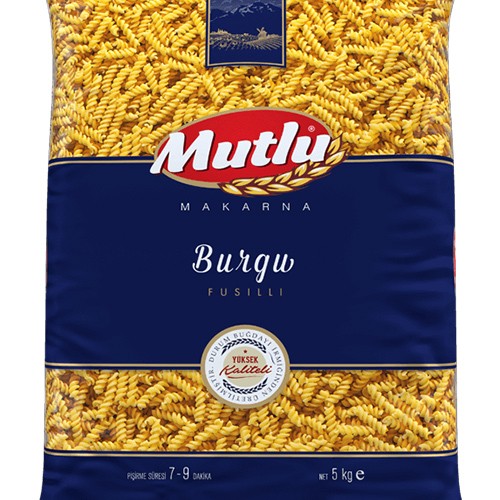 Mutlu  Burgu Makarna 5 Kg