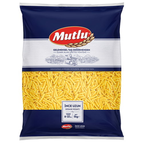 Mutlu İnce Uzun Makarna 5 Kg