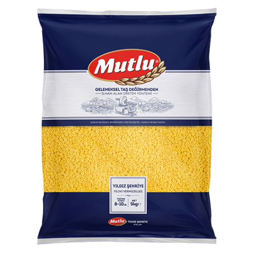 Mutlu Yıldız Şehriye Makarna  5 Kg