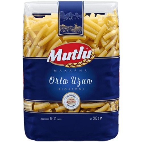 Mutlu Rigatoni Pasta 500 Gr