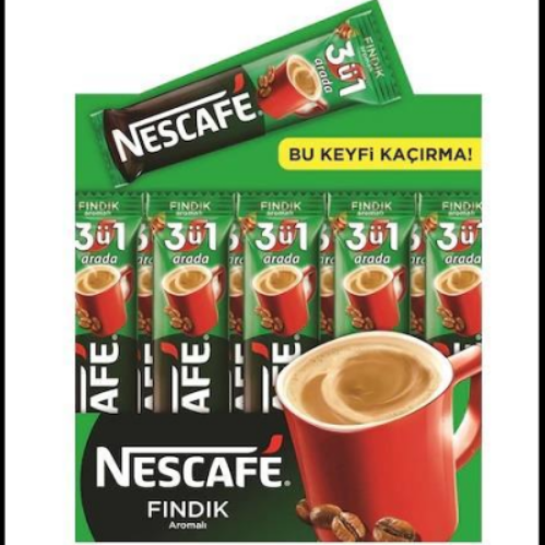 Nescafe 3'ü 1 Arada 12 Fındık (48x17g)