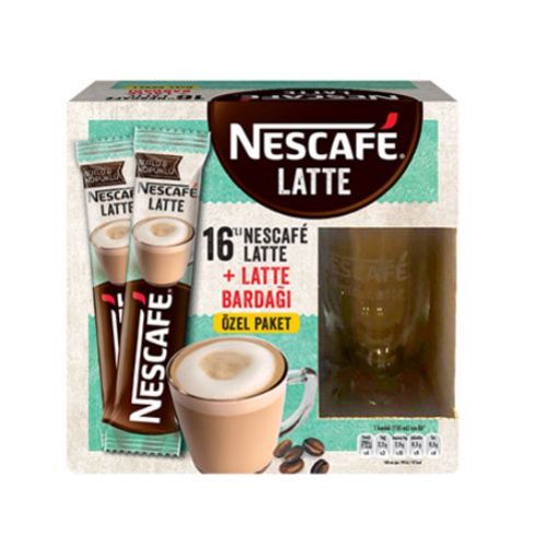 Nescafé Crema Latte 16 Pack 16X17 Gr + Latte Mug Gift