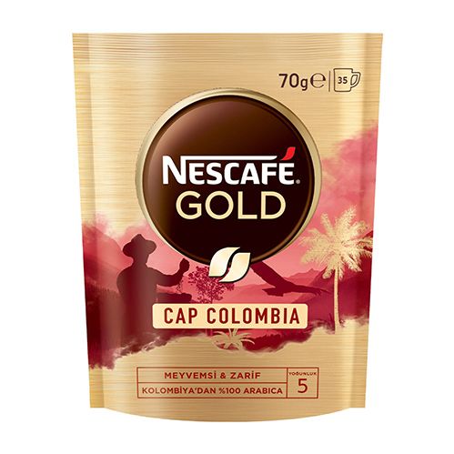 Nescafe Gold Cap Colombia Ekonomik Paket 70 Gr