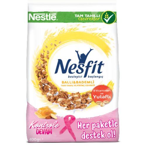 Nesfit Honey Almond Breakfast Cereal 400 Gr