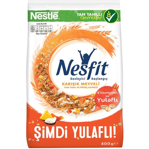 Nestle Nesfit Karışık Meyveli Kahvaltılık Gevrek 400 Gr