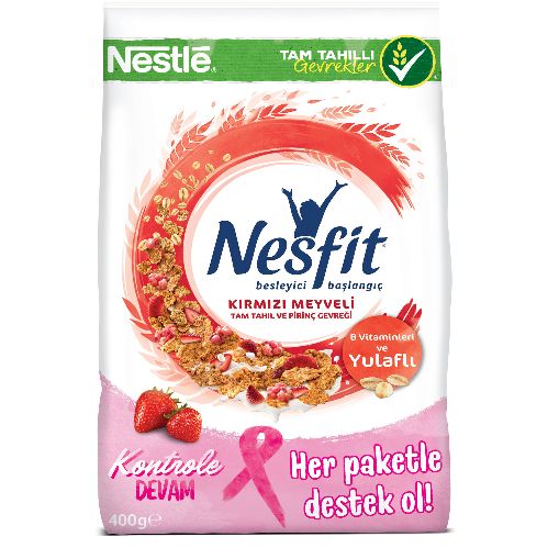 Nesfit Kırmızı Meyveli Kahvaltılık Gevrek 400 Gr