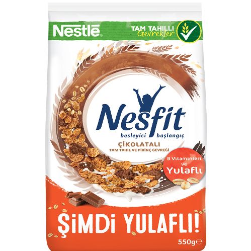 Nestle Nesfit Çikolatalı Tahıl Gevreği 550 Gr