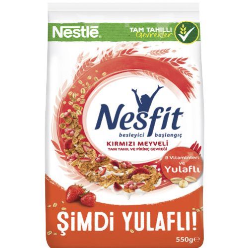 Nestle Nesfit Red Fruit  Cereal 550 Gr