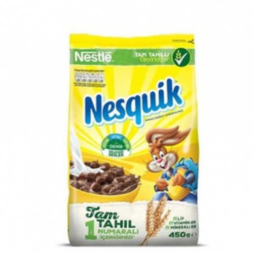 Nestle Nesquik Kakaolu Buğday Ve Mısır Gevreği 450 Gr