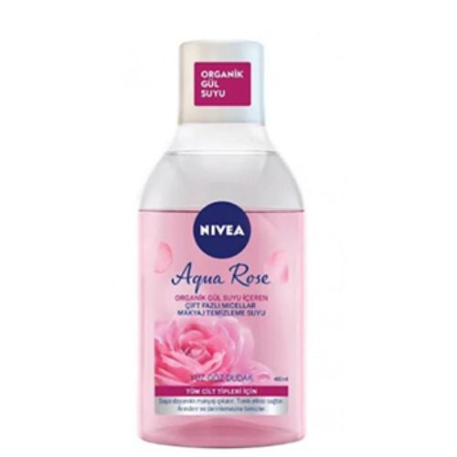 Nivea Dual Phase Facial Cleansing Water Rose 400 Ml