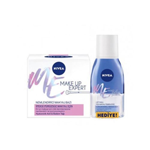 Nivea Me Moisturizing Make-up Base 50 Ml+Eye Make-Up Remover Water 125 Ml