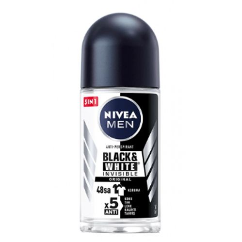 Nivea Men Deodorant B&W Original Roll On 50 Ml