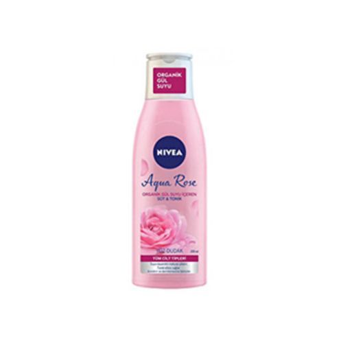 Nivea Aqua Rose Organic Rose Water Containing Milk & Tonic 200 Ml