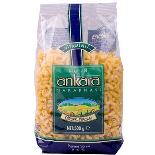 Nuh'un Ankara Elbow Pasta With Vitamin 500 Gr