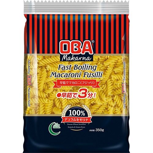 Oba Quick Fusilli Pasta 350 Gr