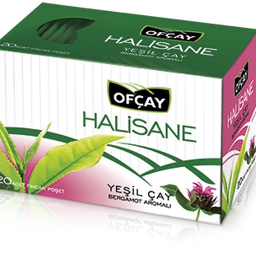 Ofçay Halisane Bergamotlu Yeşil Çay 20 Adet 2 Gr