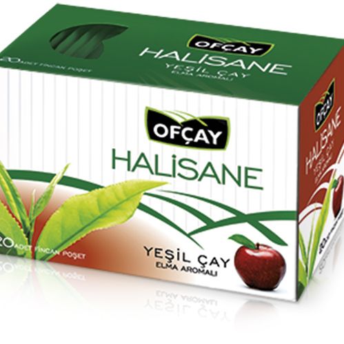 Ofçay Halisane Elmalı Yeşil Çay 20 Adet 20 Gr