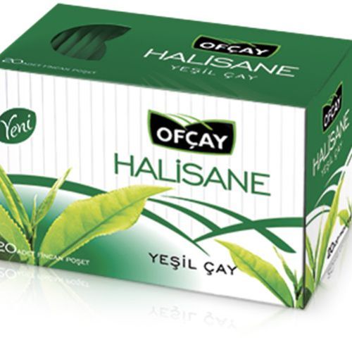 Ofçay Halisane Plain Green Tea 20 Pieces 2 Gr