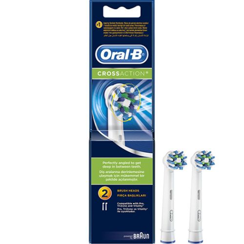 Oral B Cross Action Elektrikli Diş Fırçası İçin Yedek Başlıklar