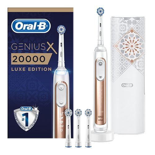 Oral B Genius X 20000 Luxe Edition Rose Gold Smart Toothbrush