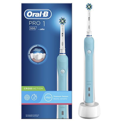 Oral B Pro 500 Cross Action Rechargeable Toothbrush