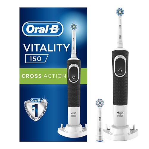 Oral B Vitality 150 Siyah Şarj Edilebilir Diş Fırçası