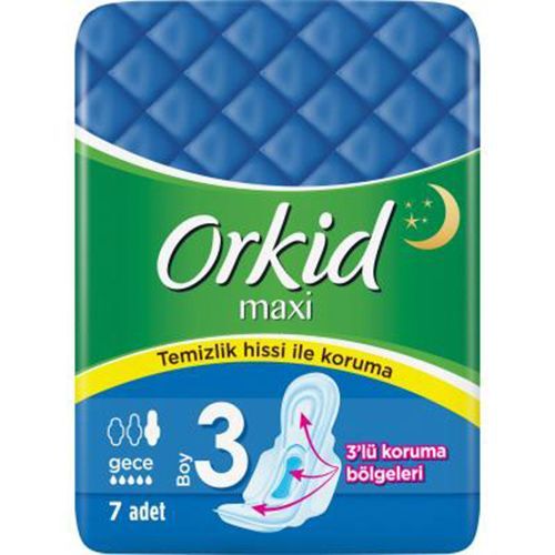 Orkid Maxi Night Pad 7 pcs