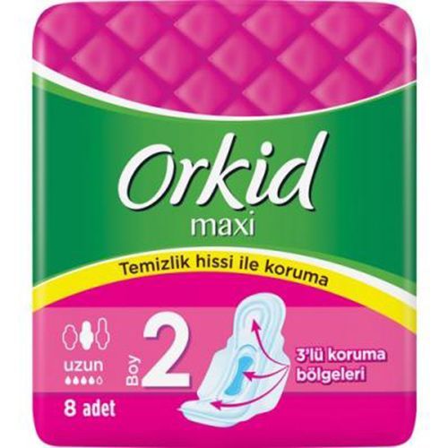 Orkid Maxi Long Pad 8 pcs