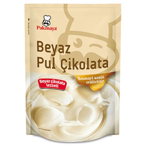 Pakmaya Beyaz Pul Çikolata 100 Gr