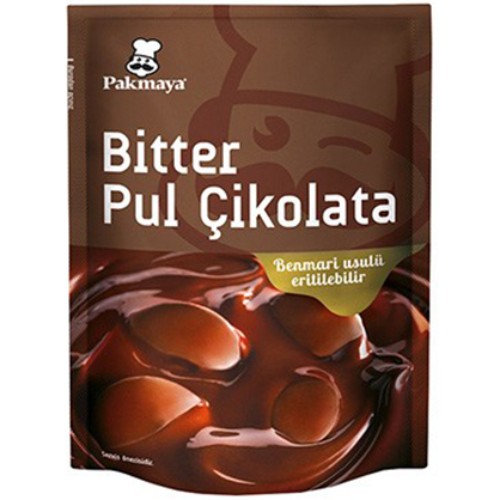 Pakmaya Bitter Pul Çikolata 100 Gr