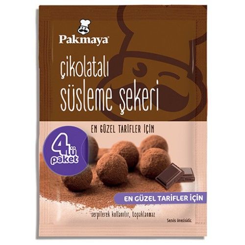 Pakmaya Sucre Poudre au Chocolat pour Décoration 40 Gr