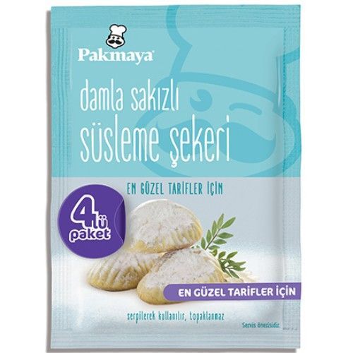 Pakmaya Sucre Poudre au Mastic Pour Décoration 40 Gr