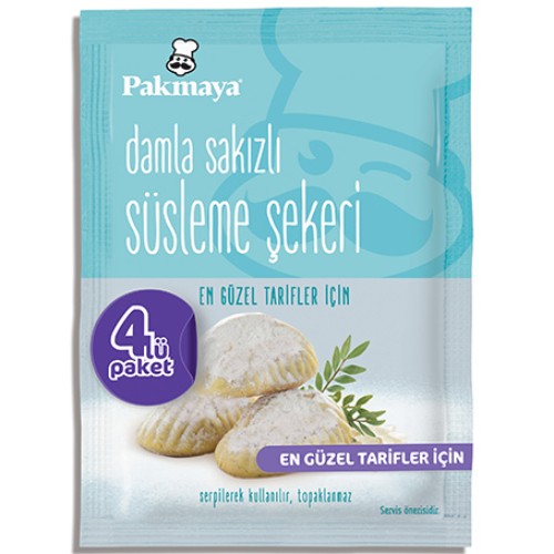 Pakmaya Damla Sakızlı Süsleme Şekeri 40 Gr