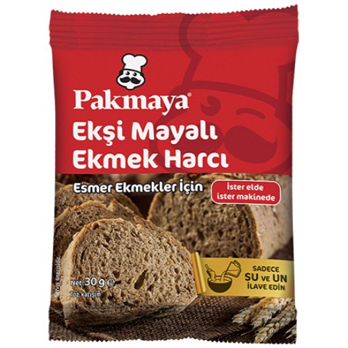 Pakmaya Ekşi Mayalı  Esmer Ekmek Harcı 30 Gr