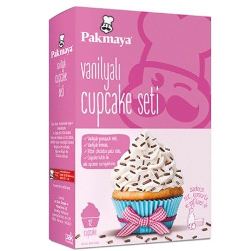 Pakmaya Série de Cupcakes à La Vanille 215 Gr