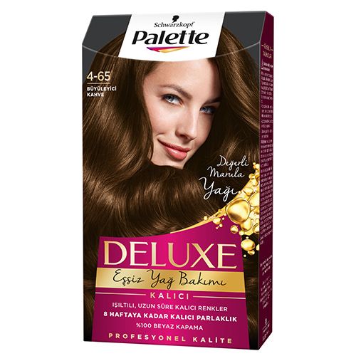 Palette Deluxe Saç Boyası Büyüleyici Kahve 4-65 1 Adet