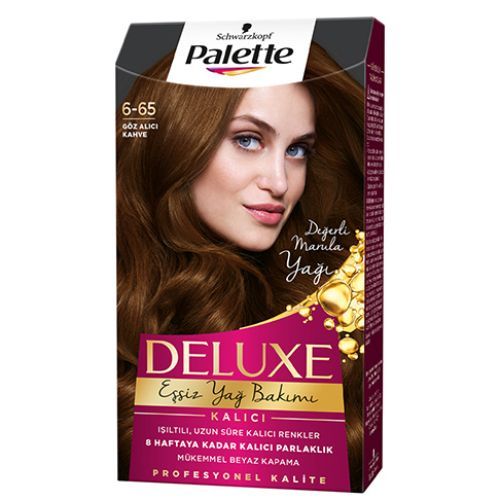 Palette Deluxe Hair Dye Eye-catching Brown 6-65 1 pcs