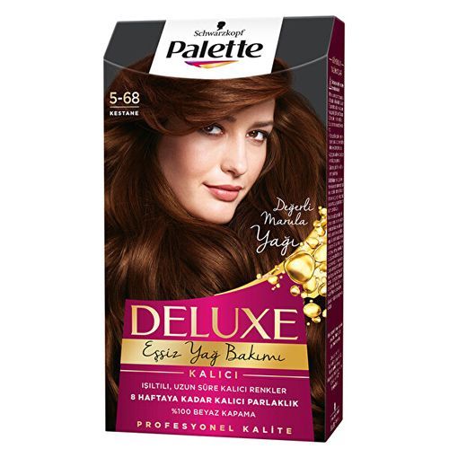 Palette Deluxe Hair Dye Chestnut 5-68 1 pcs