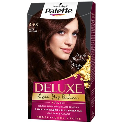 Palette Deluxe Hair Dye Dark Chestnut 4-68 1 pcs