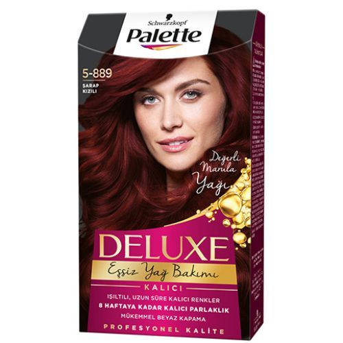 Palette Deluxe Hair Dye Wine Red 5-889 1 pcs