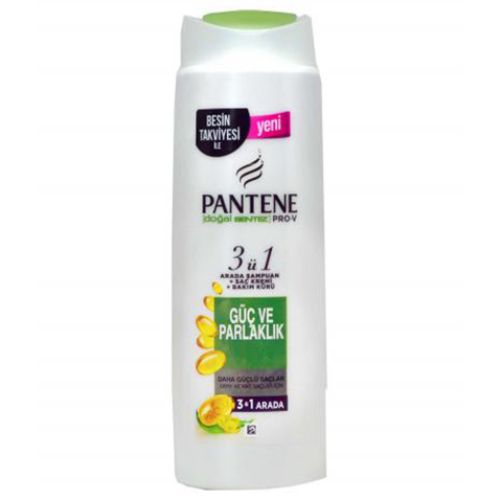 Pantene 3'ü 1 arada Güç ve Parlaklık Şampuan 470 Ml