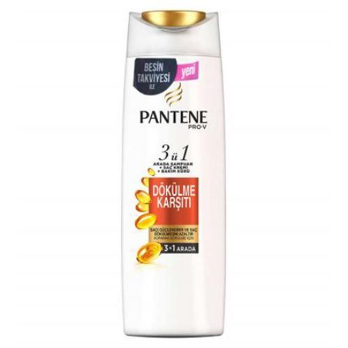 Pantene 3 in 1 Anti Shedding Shampoo 470 Ml