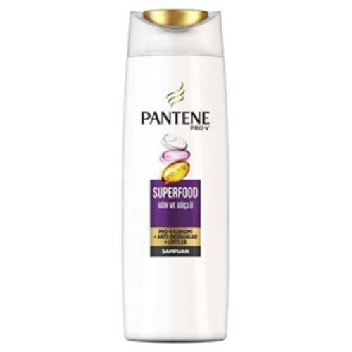 Pantene Superfood Lush and Strong Shampoo 470 Ml