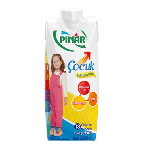 Pınar Ballı Devam Sütü Kız 500 Ml